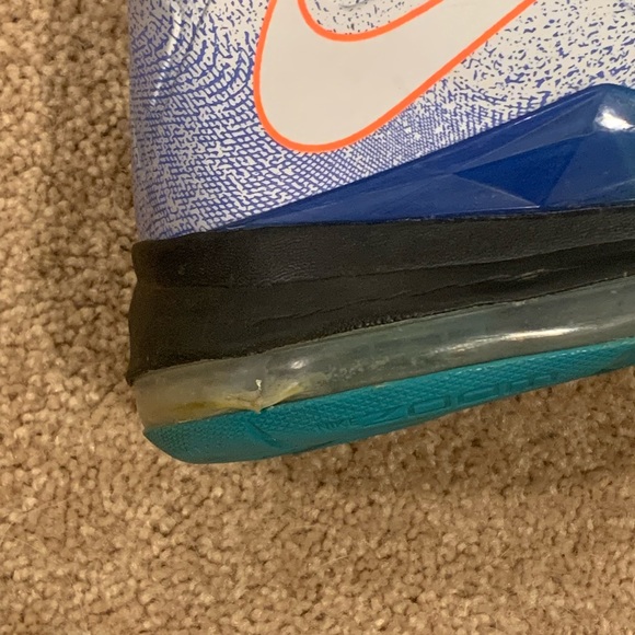 Lebron X Pure Platinum size Men’s 13.5 Rare Size No box - Picture 4 of 4